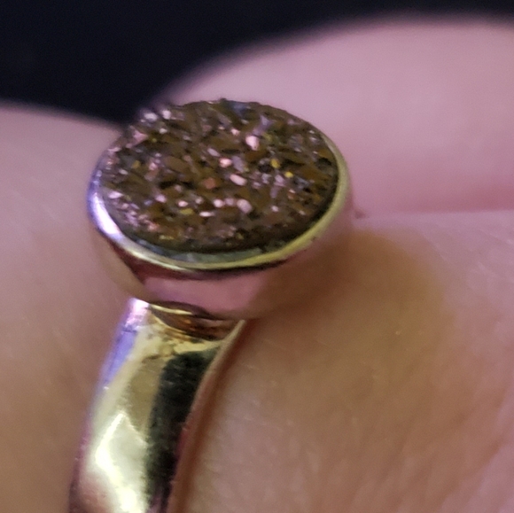 Druzy Quartz & Sterling Silver Rings - Picture 11 of 11